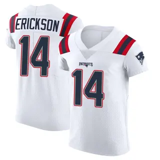 New England Patriots Men's Alex Erickson Elite Vapor Untouchable Jersey - White