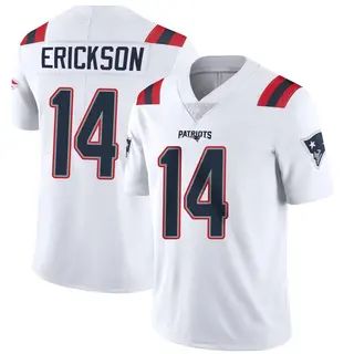 New England Patriots Men's Alex Erickson Limited Vapor Untouchable Jersey - White