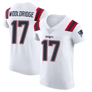 New England Patriots Men's Ben Wooldridge Elite Vapor Untouchable Jersey - White