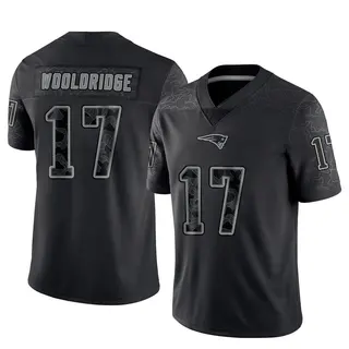 New England Patriots Men's Ben Wooldridge Limited Reflective Jersey - Black