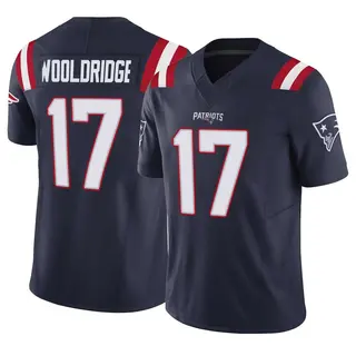 New England Patriots Men's Ben Wooldridge Limited Vapor F.U.S.E. Jersey - Navy