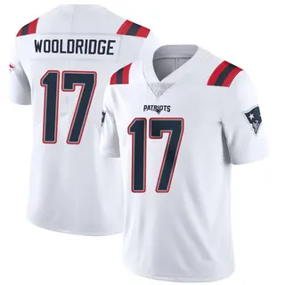 New England Patriots Men's Ben Wooldridge Limited Vapor Untouchable Jersey - White