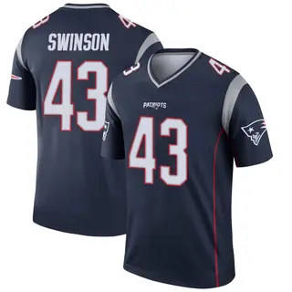 New England Patriots Men's Bradyn Swinson Legend Jersey - Navy