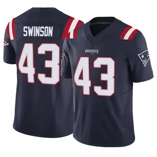 New England Patriots Men's Bradyn Swinson Limited Vapor F.U.S.E. Jersey - Navy