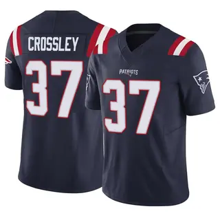 New England Patriots Men's Brandon Crossley Limited Vapor F.U.S.E. Jersey - Navy