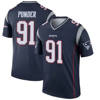 New England Patriots Men's Elijah Ponder Legend Jersey - Navy
