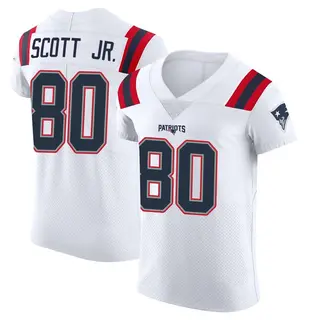 New England Patriots Men's Gee Scott Jr. Elite Vapor Untouchable Jersey - White