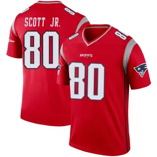 New England Patriots Men's Gee Scott Jr. Legend Inverted Jersey - Red