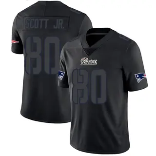 New England Patriots Men's Gee Scott Jr. Limited Jersey - Black Impact