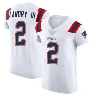New England Patriots Men's Harold Landry III Elite Vapor Untouchable Jersey - White