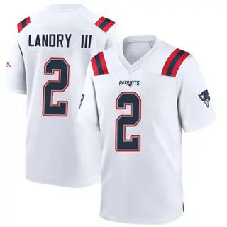 New England Patriots Men's Harold Landry III Game Jersey - White