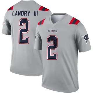 New England Patriots Men's Harold Landry III Legend Inverted Jersey - Gray