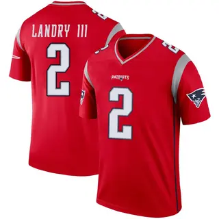 New England Patriots Men's Harold Landry III Legend Inverted Jersey - Red