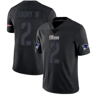New England Patriots Men's Harold Landry III Limited Jersey - Black Impact