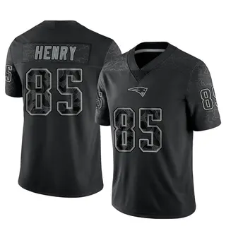 New England Patriots Men's Hunter Henry Limited Reflective Jersey - Black