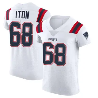 New England Patriots Men's Isaiah Iton Elite Vapor Untouchable Jersey - White