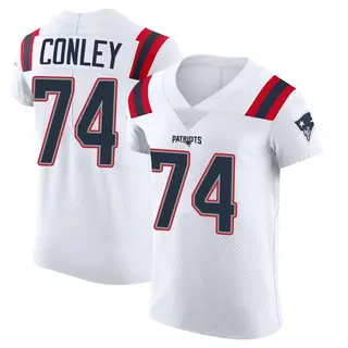 New England Patriots Men's Jack Conley Elite Vapor Untouchable Jersey - White