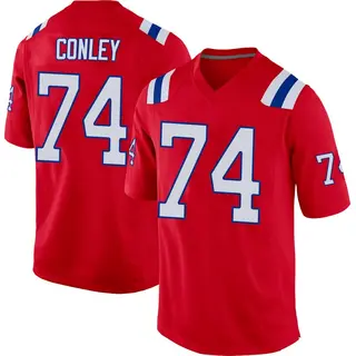 New England Patriots Men's Jack Conley Game Alternate Jersey - Red