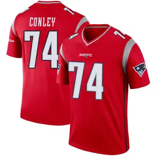 New England Patriots Men's Jack Conley Legend Inverted Jersey - Red