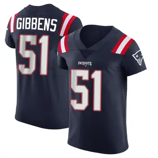 New England Patriots Men's Jack Gibbens Elite Team Color Vapor Untouchable Jersey - Navy