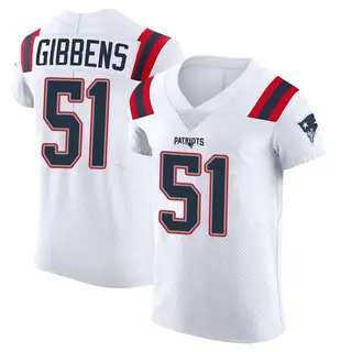 New England Patriots Men's Jack Gibbens Elite Vapor Untouchable Jersey - White