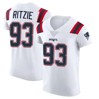 New England Patriots Men's Jahvaree Ritzie Elite Vapor Untouchable Jersey - White