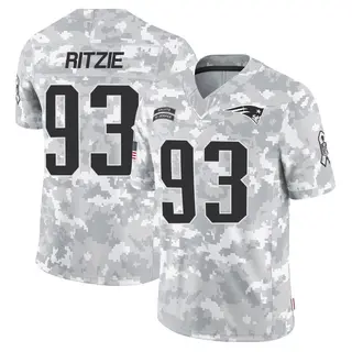 New England Patriots Men's Jahvaree Ritzie Limited 2024 Salute to Service Jersey - Arctic Camo