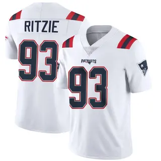 New England Patriots Men's Jahvaree Ritzie Limited Vapor Untouchable Jersey - White