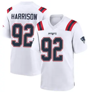 New England Patriots Men's James Harrison Game Jersey - White