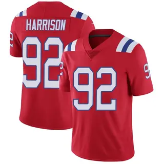 New England Patriots Men's James Harrison Limited Vapor Untouchable Alternate Jersey - Red