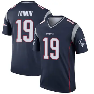 New England Patriots Men's Kobee Minor Legend Jersey - Navy