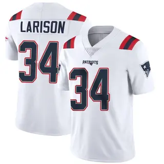 New England Patriots Men's Lan Larison Limited Vapor Untouchable Jersey - White