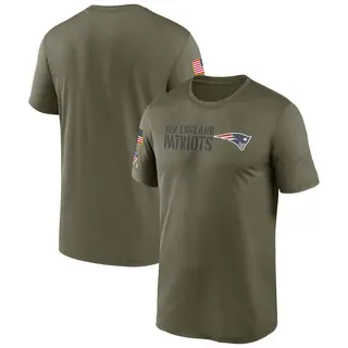 New England Patriots Men's Legend 2022 Salute to Service Team T-Shirt - Olive