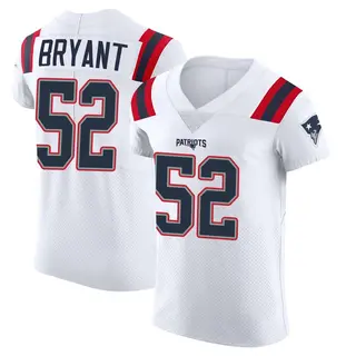 New England Patriots Men's Marcus Bryant Elite Vapor Untouchable Jersey - White