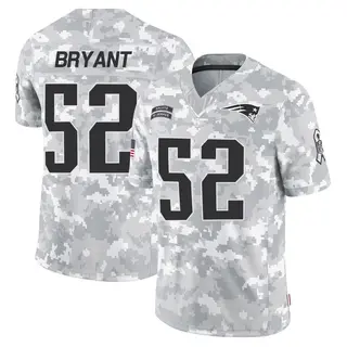 New England Patriots Men's Marcus Bryant Limited 2024 Salute to Service Jersey - Arctic Camo