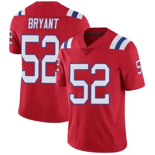 New England Patriots Men's Marcus Bryant Limited Vapor Untouchable Alternate Jersey - Red
