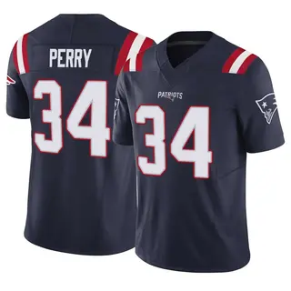 New England Patriots Men's Mark Perry Limited Vapor F.U.S.E. Jersey - Navy
