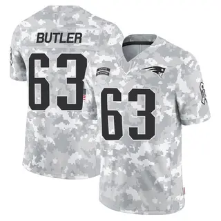 New England Patriots Men's Mehki Butler Limited 2024 Salute to Service Jersey - Arctic Camo