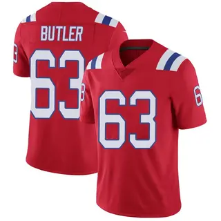 New England Patriots Men's Mehki Butler Limited Vapor Untouchable Alternate Jersey - Red
