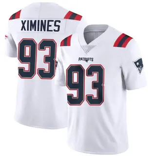 New England Patriots Men's Oshane Ximines Limited Vapor Untouchable Jersey - White