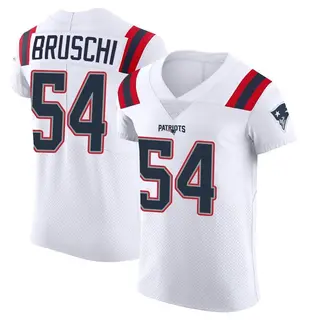 New England Patriots Men's Tedy Bruschi Elite Vapor Untouchable Jersey - White