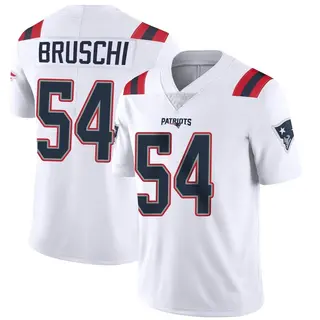 New England Patriots Men's Tedy Bruschi Limited Vapor Untouchable Jersey - White
