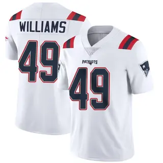 New England Patriots Men's Trayveon Williams Limited Vapor Untouchable Jersey - White