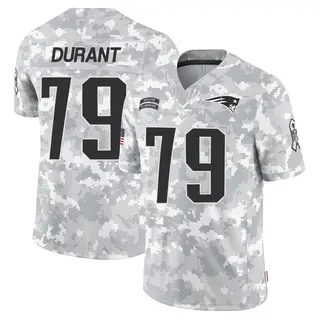 New England Patriots Men's Yasir Durant Limited 2024 Salute to Service Jersey - Arctic Camo