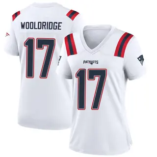 New England Patriots Women's Ben Wooldridge Game Jersey - White