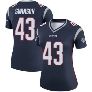 New England Patriots Women's Bradyn Swinson Legend Jersey - Navy