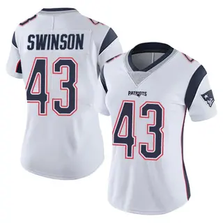 New England Patriots Women's Bradyn Swinson Limited Vapor Untouchable Jersey - White