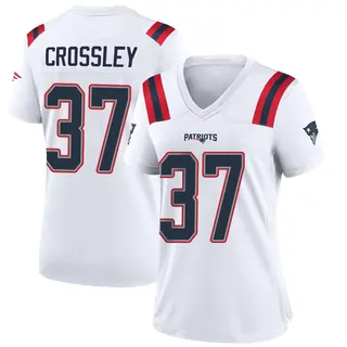 New England Patriots Women's Brandon Crossley Game Jersey - White