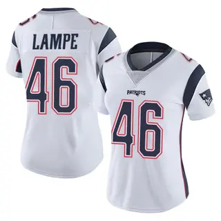 New England Patriots Women's Brock Lampe Limited Vapor Untouchable Jersey - White