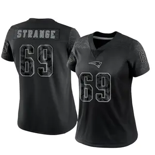 New England Patriots Women's Cole Strange Limited Reflective Jersey - Black